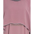 Cape abaya- Puce Pink